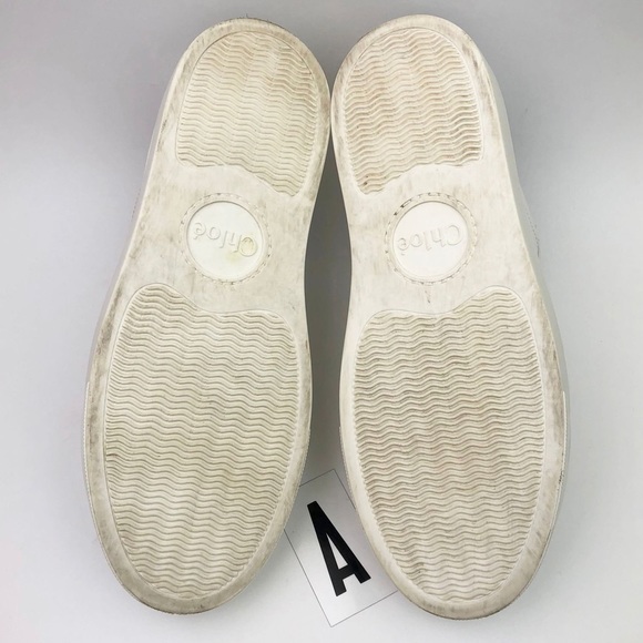 CHLOÉ Lauren Low Top Sneaker sz 7 - Picture 12 of 12